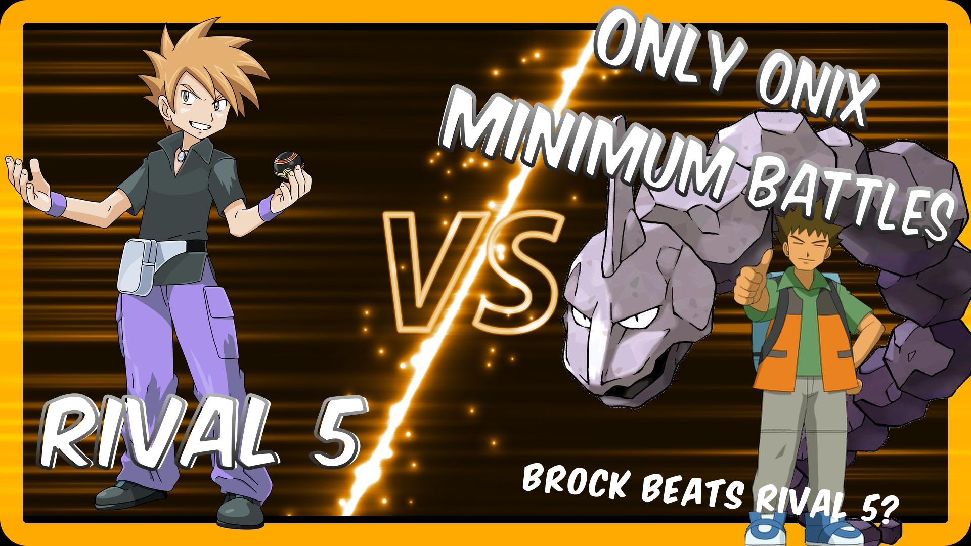 Onix - Could Brock Beat Rival 5? #MinimumBattles